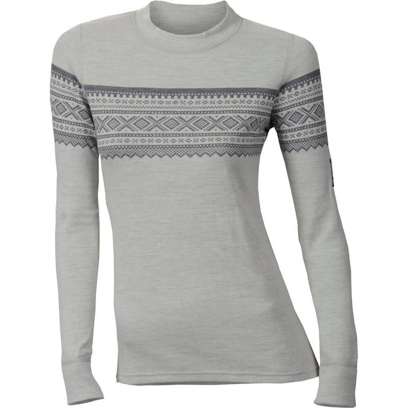 Aclima Designwool Marius Crew Neck Woman, Gråfjell-L - Undertøj