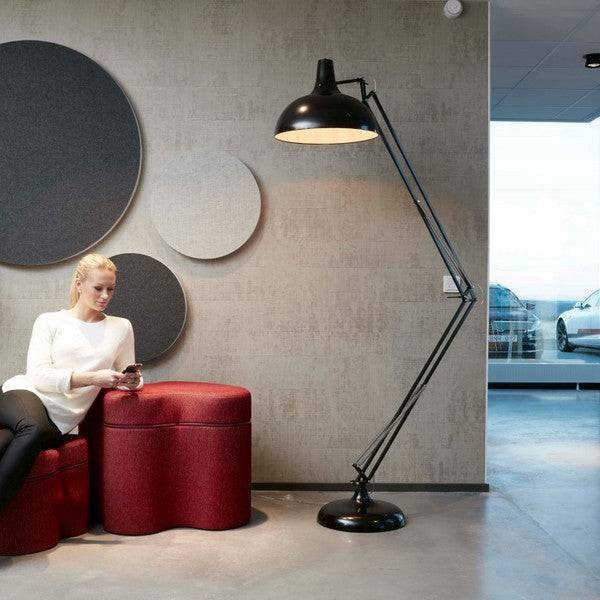 Lydabsorbent Sound Off Ecosund Væg, ø1100 Mm Hvid, Tekstil-Lamineret - Sono