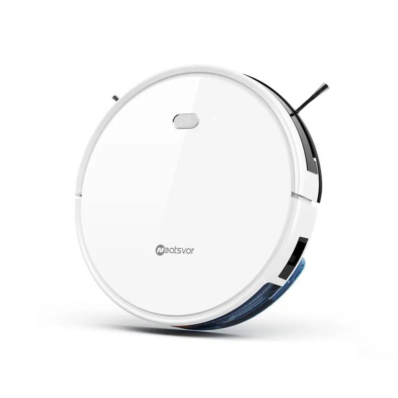 Neatsvor X500 Robotstøvsuger Med Gulvvask Hvid - Moppefunktion - 3000 Pa - Bedst I Test Støvsuger Til Hundehår Dyrehår - Vacuum