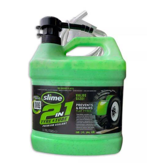 Slime 2-I-1 Dæk- Og Slange Lappevæske - Til Dæk Med- & Uden Slange