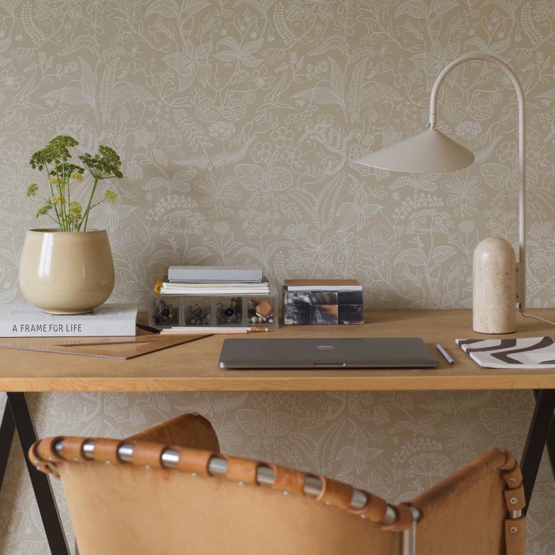 Stig Lindberg - Grazia - Beige - Boråstapeter