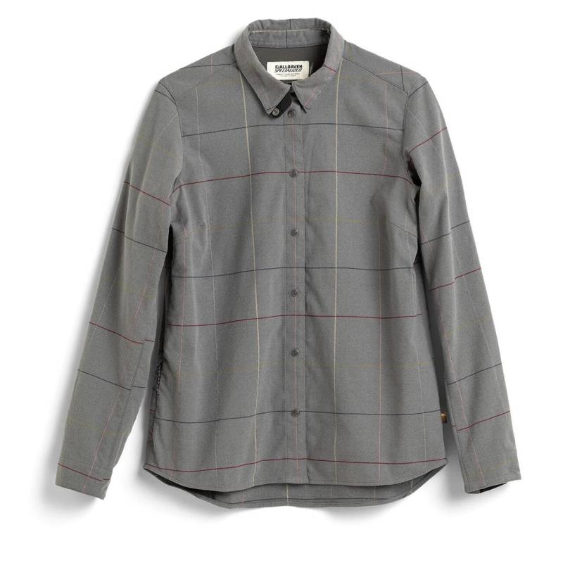Fjällräven Womens S/F Riders Flannel Shirt Ls (grå (grey Flag Window/702) Xx-Small)