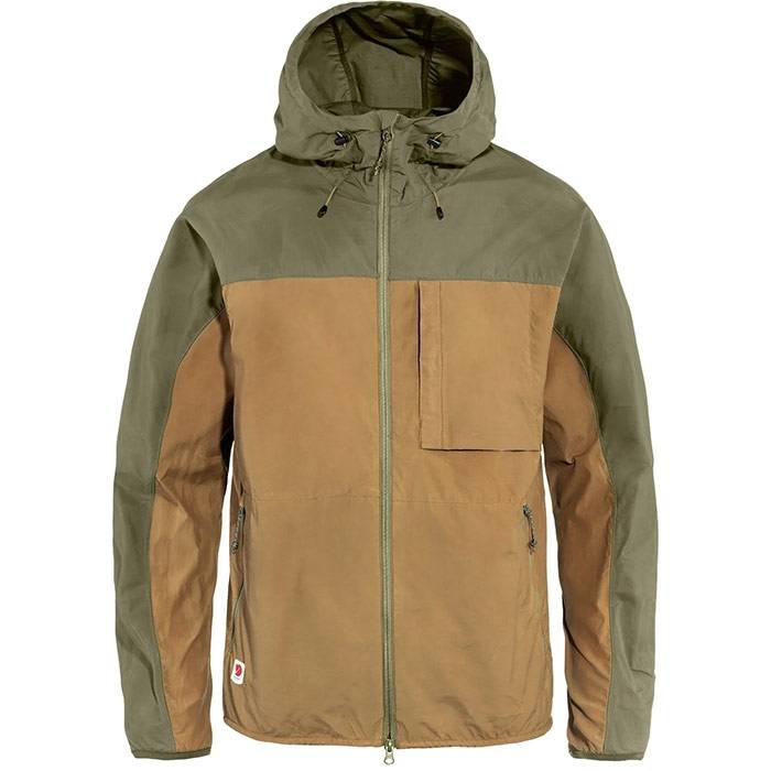 Fjällräven High Coast Wind Jacket Herre / Mænd-Buckwheat Brown / Green-M - Jakker
