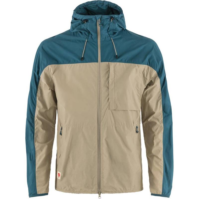 Fjällräven High Coast Wind Jacket Herre / Mænd-Fossil / Deep Sea-M - Jakker