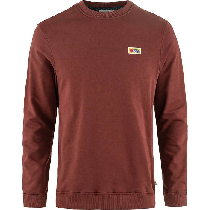 Fjällräven Vardag Sweater Herre / Mænd-Maroon-L - Trøjer