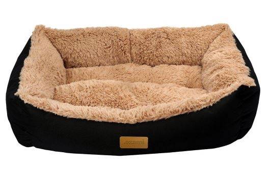 Hundeseng Stella, Sort/Beige, 78 X 60 Cm