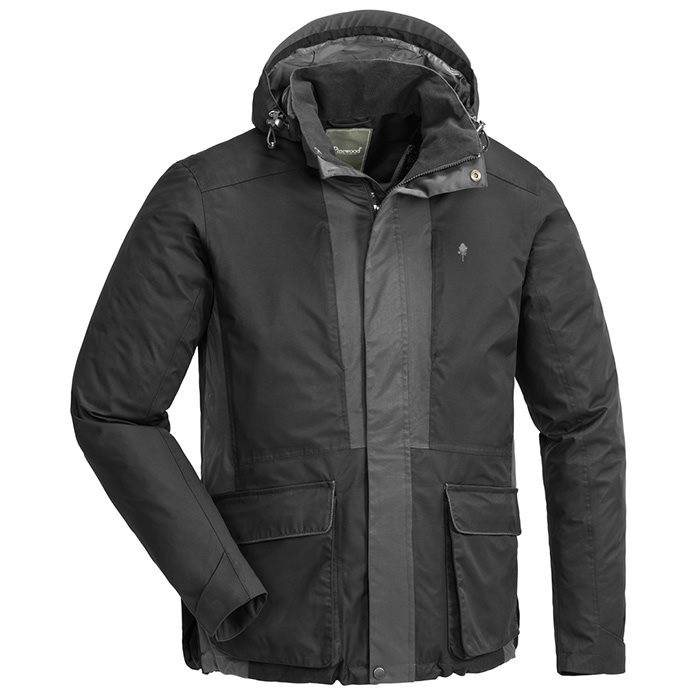 Pinewood Dogsports 2.0 Jakke Herre, Black/D.antracit-2xl - Jakker