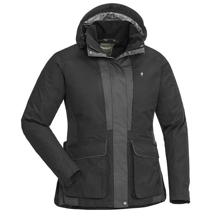 Pinewood Dogsports 2.0 Jakke Dame-Black/D.antracite-L - Jakker