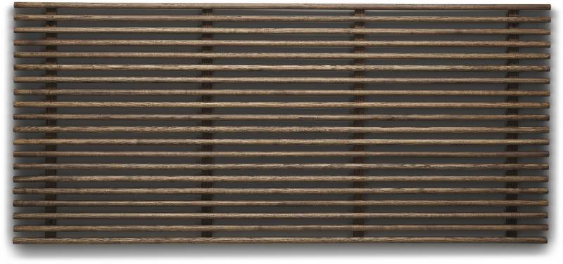 Sengegavl Oscarssons Möbel Zana Massiv Brunolieret Ask 84x184 Cm