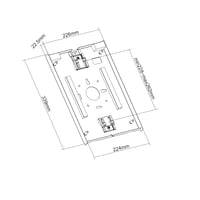 Office Vgmonterbar Monteringsplade Til Tablets, Tyverisikret - Deltaco