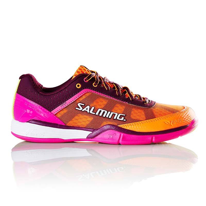 Salming Viper 4 Squashsko (pink-Orange) - 41 1/3