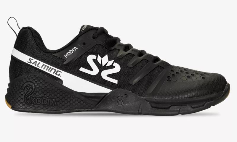 Salming Kobra 3 Squashsko (black-White) - 41 1/3