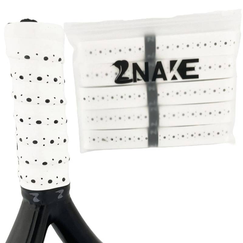 Znake Viper Sticky Padel Overgrip Hvid 5-Pak