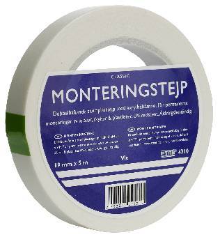 Tejp Montering 4310 25mmx10m - Etab