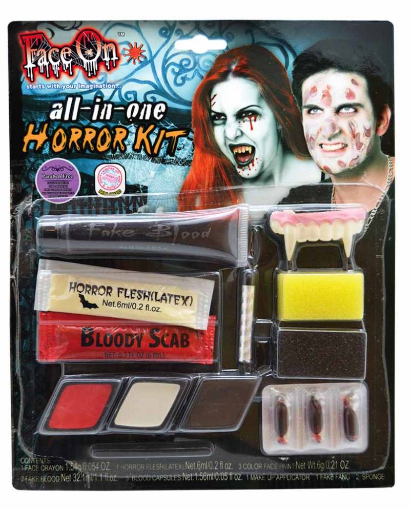 Horror/Vampyr Makeup Kit - Festkassen