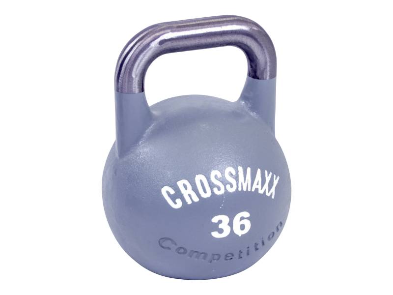Crossmaxx Competition Kettlebell, 36 Kg. Fremstillet I Støbejern - Yderst Holdbar. Brug Til Funktionel Træning, Som Crossfit Udstyr Og Derhjemme