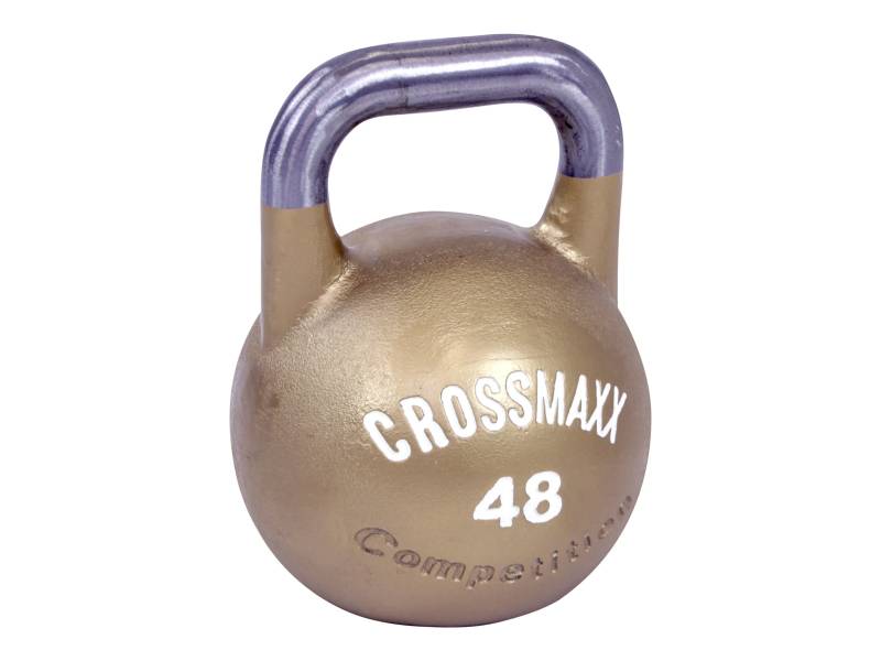 Crossmaxx Competition Kettlebell, 48 Kg. Fremstillet I Støbejern - Yderst Holdbar. Brug Til Funktionel Træning, Som Crossfit Udstyr Og Derhjemme