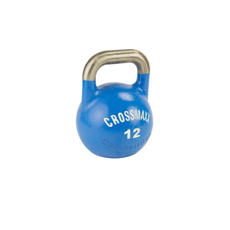 Crossmaxx Competition Kettlebell, 12 Kg. Fremstillet I Støbejern - Yderst Holdbar. Brug Til Funktionel Træning, Som Crossfit Udstyr Og Derhjemme