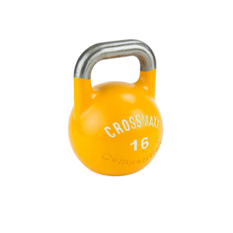 Crossmaxx Competition Kettlebell, 16 Kg. Fremstillet I Støbejern - Yderst Holdbar. Brug Til Funktionel Træning, Som Crossfit Udstyr Og Derhjemme