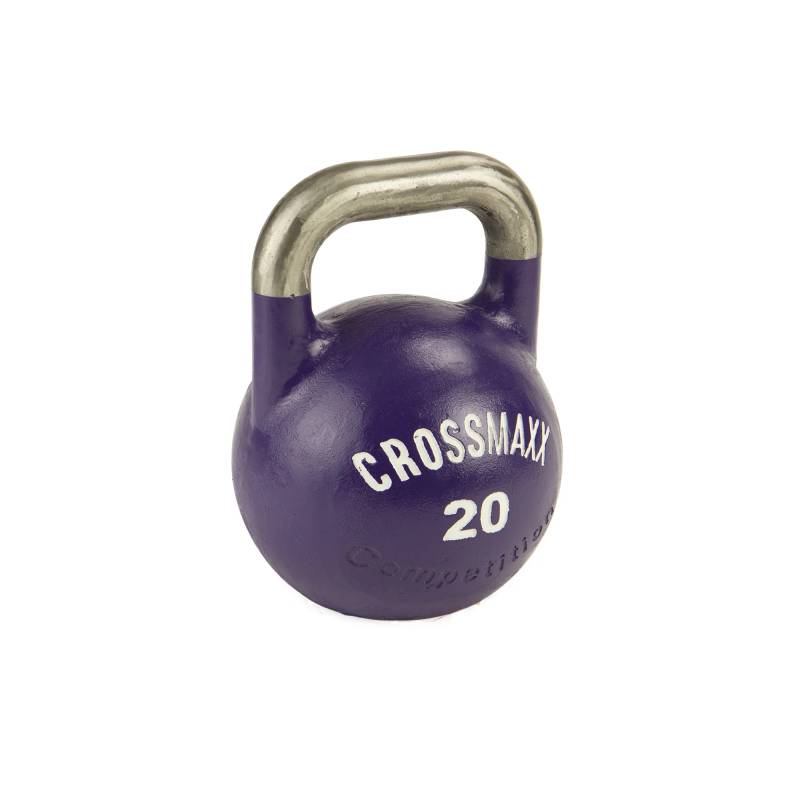 Crossmaxx Competition Kettlebell, 20 Kg. Fremstillet I Støbejern - Yderst Holdbar. Brug Til Funktionel Træning, Som Crossfit Udstyr Og Derhjemme