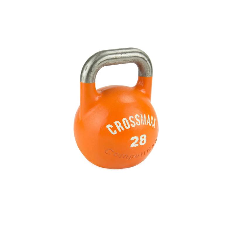 Crossmaxx Competition Kettlebell, 28 Kg. Fremstillet I Støbejern - Yderst Holdbar. Brug Til Funktionel Træning, Som Crossfit Udstyr Og Derhjemme