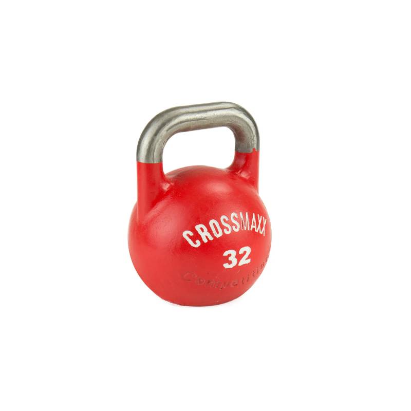 Crossmaxx Competition Kettlebell, 32 Kg. Fremstillet I Støbejern - Yderst Holdbar. Brug Til Funktionel Træning, Som Crossfit Udstyr Og Derhjemme