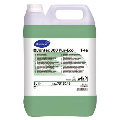 Taski Jontec 300 Pur-Eco, Miljømærket Gulvsæbe Uden Pleje, 5 Liter - Diversey