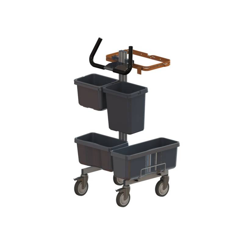 Taski Lean Trolley, Smal Rengøringsvogn - Diversey