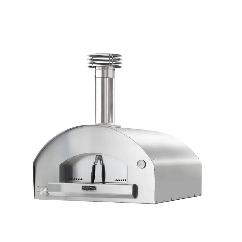 Fontana Forni Marinara Inox Gas Pizzaovn Bordmodel