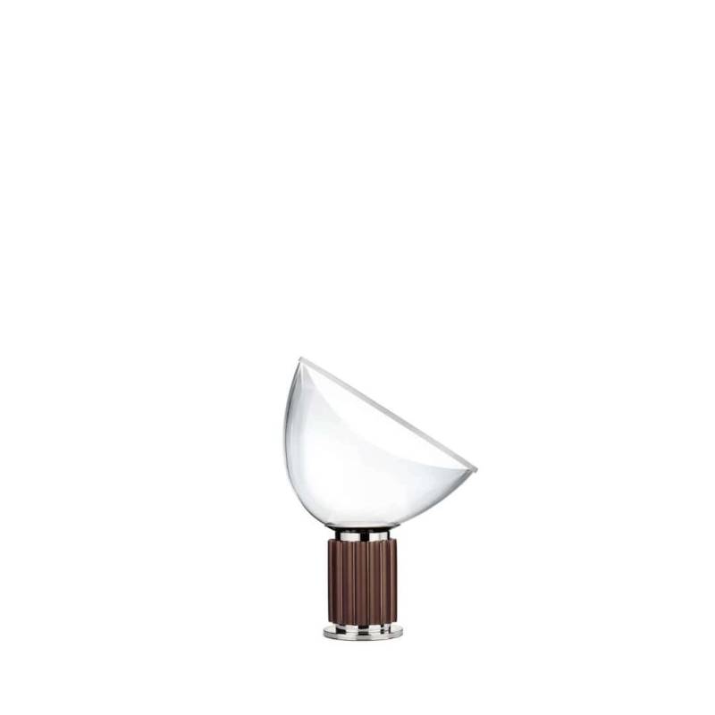 Taccia Small Glasskærm  Bordlampe Led Bronze - Flos