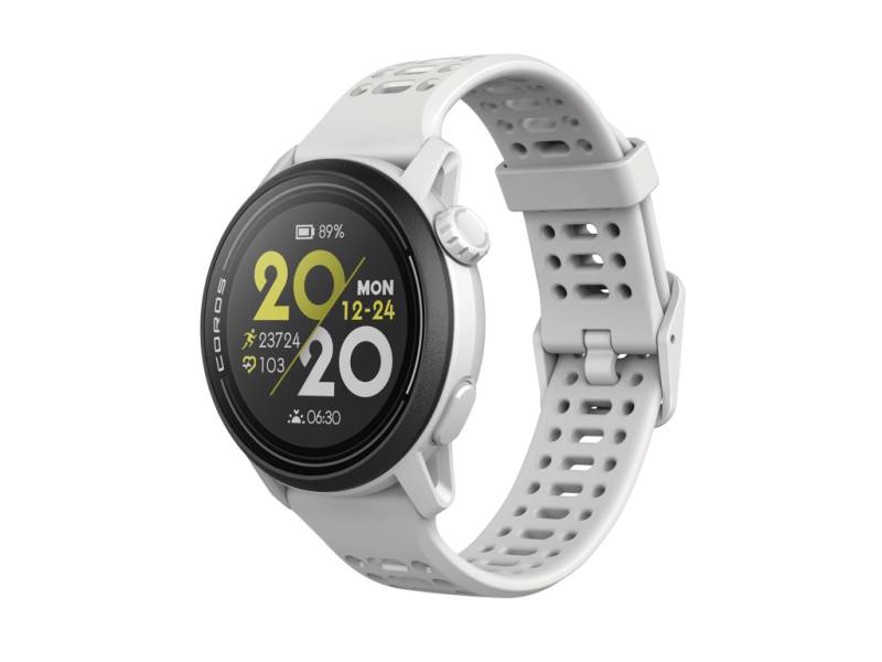 Coros Pace 3 - Sportsur Med Gps - Hvid - Silikone Rem.