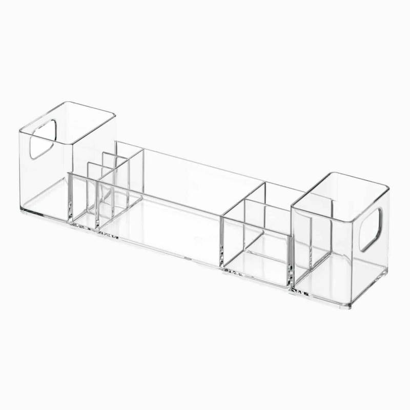 Organizer Til Makeup - Transparent - 7,1cm X 30,5cm X 7,7cm - Nora - Idesign