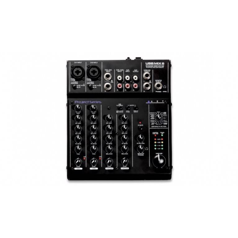 Art Mixer 6 Kanaler Med Usb Interface - Art Proaudio