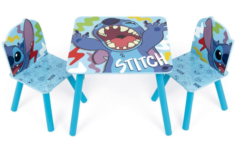 Disney Stitch Træ Bord Med Stole - Arditex