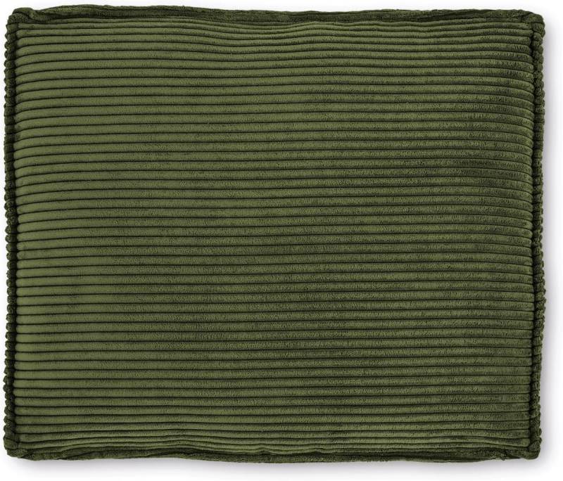 Fløjlspude Kave Home Blok 50x60x15 Cm Grøn  -  Genvundet Pet Bæredygtigt Sofa-Tilbehør