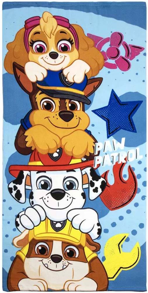 Paw Patrol Badehåndklæde - Lyseblå - Festkassen