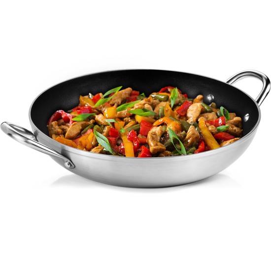 Stegepande 36 Cm. Med 2 Håndtag Og Non-Stick Belægning. - Billig Fragt - Tescoma