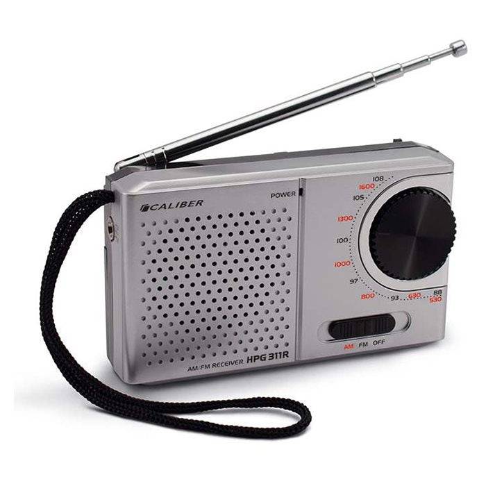 Caliber Bærbar Fm Lommeradio (hpg311r)