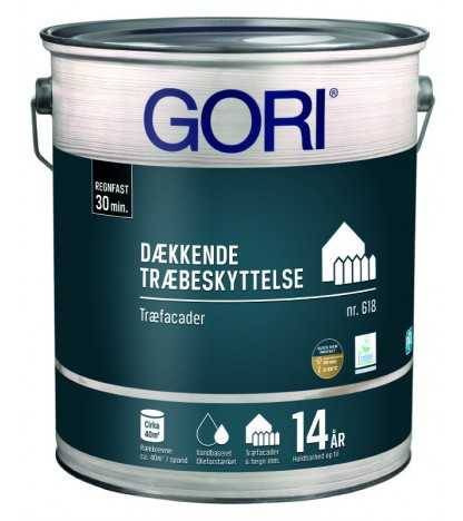 Gori 618 Dækkende Træbeskyt. 0,75 L Kridt