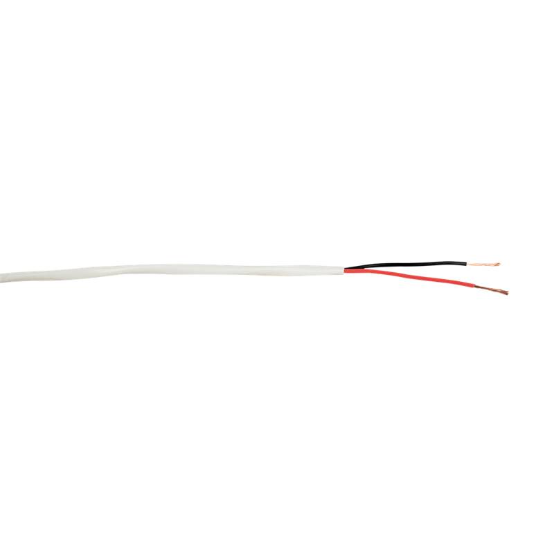 Dap Spc Højttalerkabel Nen 8012 (brandhæmmende) - 2x 1.5 Mm² - 100 M På Rulle - Hvid Kappe