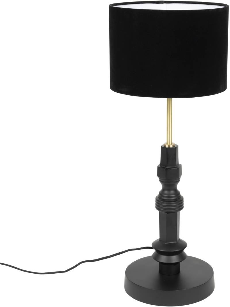 Bordlampe Zuiver Totem I Kulsort Aluminium ø25,5 Cm H64,5 Cm  -  Elegant Lampe Til Stuen Med Opad- Og Nedadlys