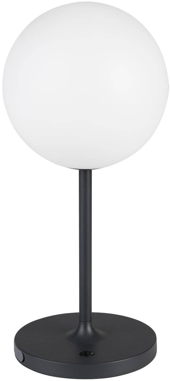 Bordlampe Studio White Hub Batteridrevet Dimbar Indendørs Med Usb-Opladning Offwhite/Sort ø15 X H33 Cm