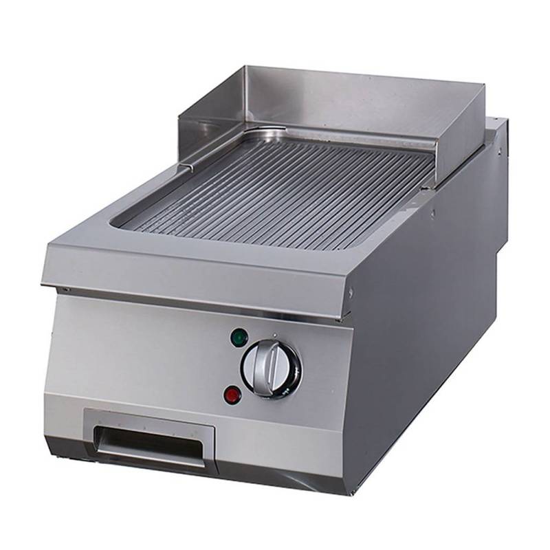 Heavy Duty Grillplade - Rillet - Enkelt Enhed - 70 Cm Dyb - Elektrisk - Maxima