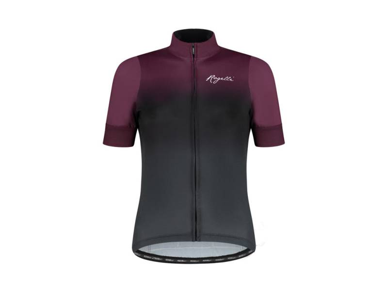 Rogelli Dream - Cykelbluse - Dame - Korte ærmer - Grå/Bordeaux - Str. L