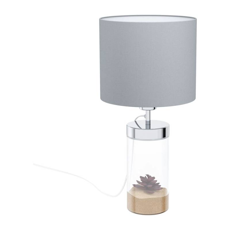 Outlet: Eglo Lidsing Bordlampe Til E27 H48 I Grå/Natur