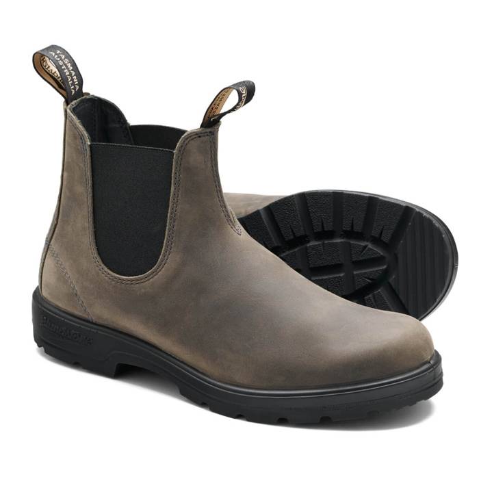 Blundstone Classic Chelsea 2446 Herre / Mænd, Clay-42,5 / Uk 8,5 - Læderstøvler Uden Snørebånd