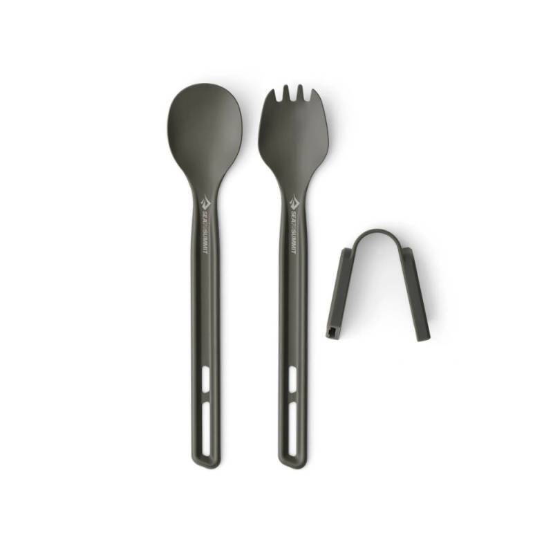 Bestiksæt Camping - Frontier Ultralight Cutlery Set - Long Handle Spoon & Spork - Sea To Summit