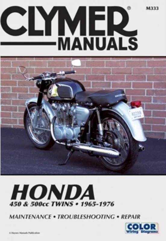 Honda Cb/Cl450 & Cb500t Motorcycle (1965-1976) Service Repair Manual - Haynes Publishing Group