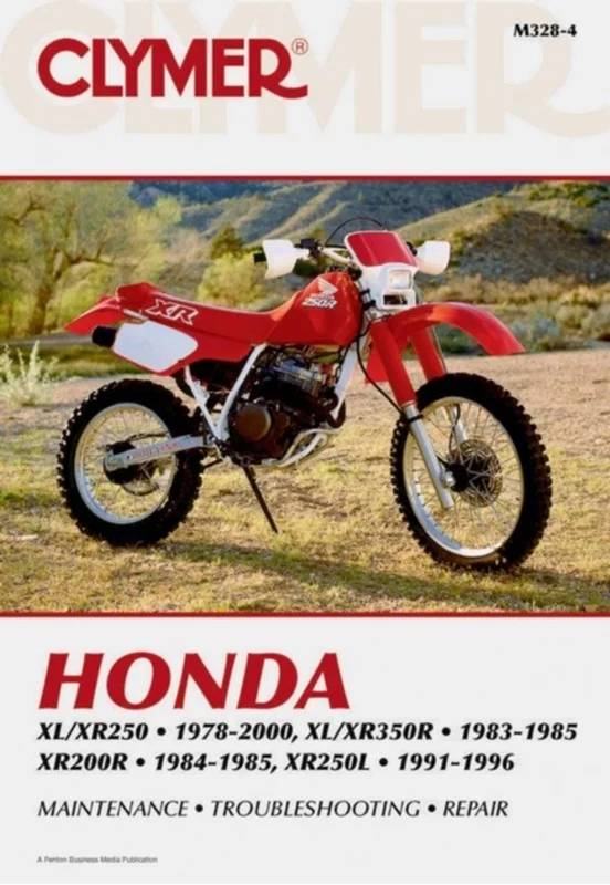 Honda Xl/Xr250 (1978-2000) & Xl/Xr350r (1983-1985) Motorcycle Service Repair Manual - Haynes Publishing Group