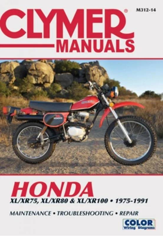 Honda Xl/Xr75, Xl/Xr80 & Xl/Xr100 Series Motorcycle (1975-1991) Service Repair Manual - Haynes Publishing Group